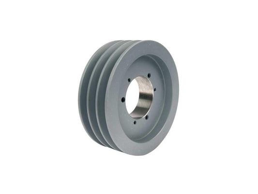ZORO SELECT 903B 1/2 to 2-1/2 Quick Detachable Bushed Bore 3 Groove 9.35 in OD