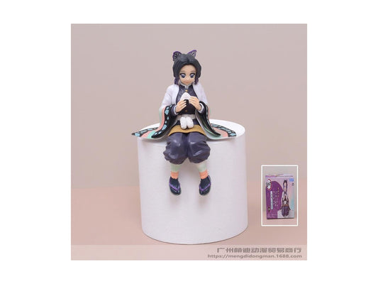 10/14CM Anime Demon Slayer Kamado Tanjirou Nezuko Action Figure Model Kimetsu No Yaiba Car decoration Collectible doll Toy Gift(With box)