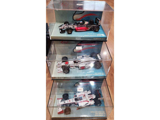 (3)MiniChamps 1/43 Honda F1 Takuma Sato Barcelona/Gp Bahrain/Zandvoort Model Car